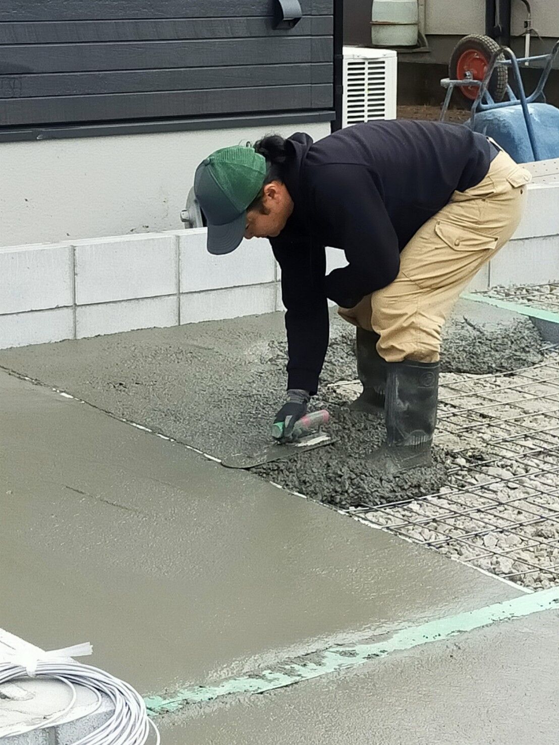 埼玉県　入間市　施工事例　土間コンクリート