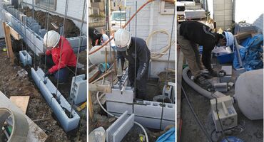 板橋区　門袖施工　吉川工業