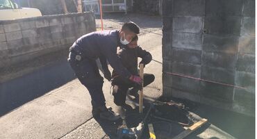 埼玉県　入間市　ブロック工事　吉川工業