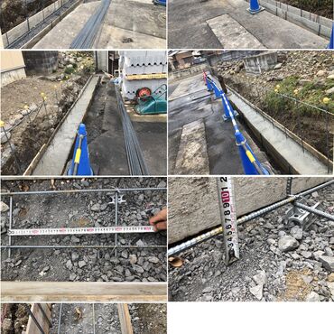 埼玉県入間市　ブロック基礎工事