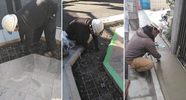 練馬区　タイル張り　コンクリート打ち　吉川工業