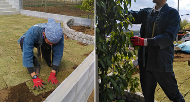 埼玉県　入間市　植栽作業