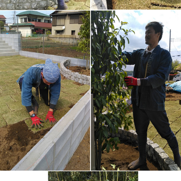 埼玉県　入間市　植栽作業