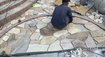 埼玉県朝霞市　石張り