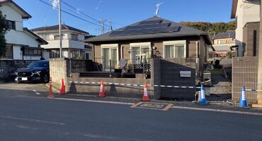 埼玉県飯能市　外周ブロック工事　吉川工業