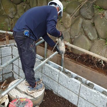 ブロックベース　ブロック作業